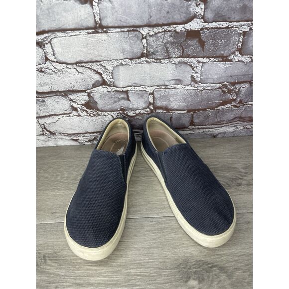 Birkenstock Oswego Midnight Blue Canvas Suede Slip On Shoes Women Sz 38EU/7.5M - Picture 13 of 16